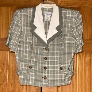 NWOT Vintage 80s 90s Perceptions Petite Career Top Size 12P